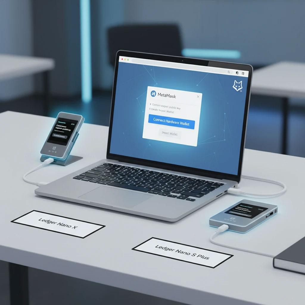 آموزش اتصال کیف پول Ledger به Web3